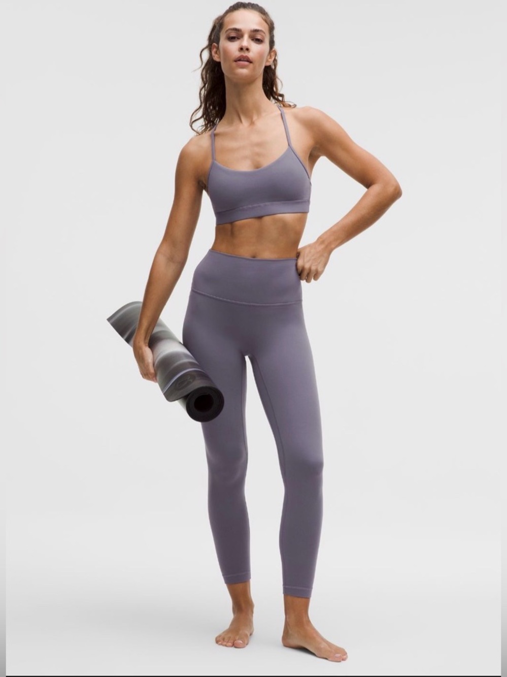 Lululemon Align No-Lines HR Pant 25” in Grape Mist — Size 4 - NWT 💜